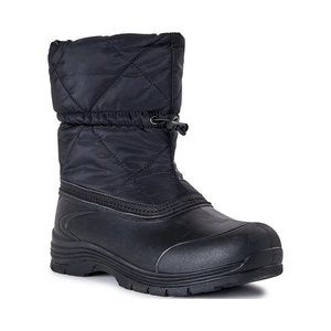 TIME & TRU Women's Quilted Winter Rain SnowBlack Boots -5 Degree Rated NWT